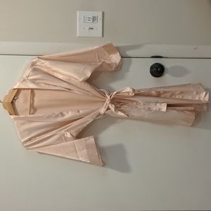 Blush Pink silky robe